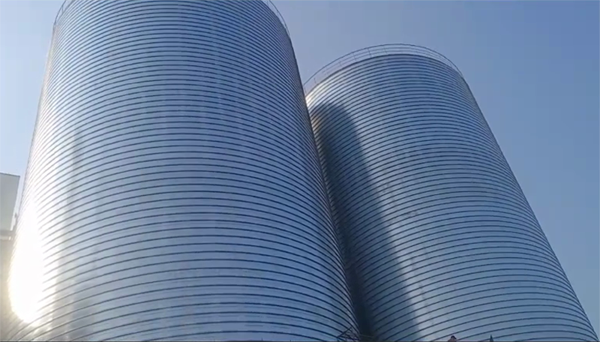 城区2座混凝土高架卷板仓